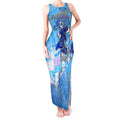Ocean Spirit of Panama Tank Maxi Dress Anchored in Panamanian Pride - Aussie Hoodie