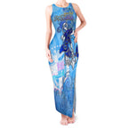 Ocean Spirit of Panama Tank Maxi Dress Anchored in Panamanian Pride - Aussie Hoodie
