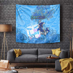 Ocean Spirit of Panama Tapestry Anchored in Panamanian Pride - Aussie Hoodie