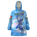Ocean Spirit of Panama Wearable Blanket Hoodie Anchored in Panamanian Pride - Aussie Hoodie