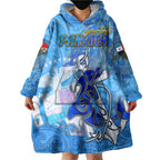 Ocean Spirit of Panama Wearable Blanket Hoodie Anchored in Panamanian Pride - Aussie Hoodie