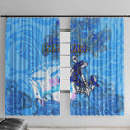 Ocean Spirit of Panama Window Curtain Anchored in Panamanian Pride - Aussie Hoodie