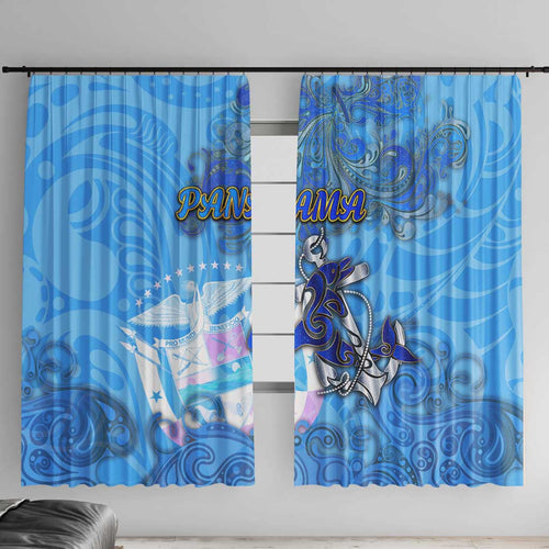 Ocean Spirit of Panama Window Curtain Anchored in Panamanian Pride - Aussie Hoodie