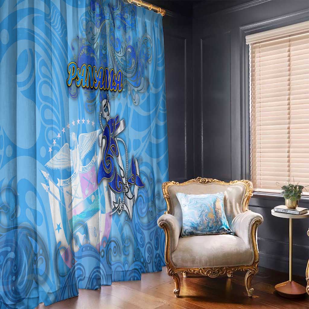 Ocean Spirit of Panama Window Curtain Anchored in Panamanian Pride - Aussie Hoodie