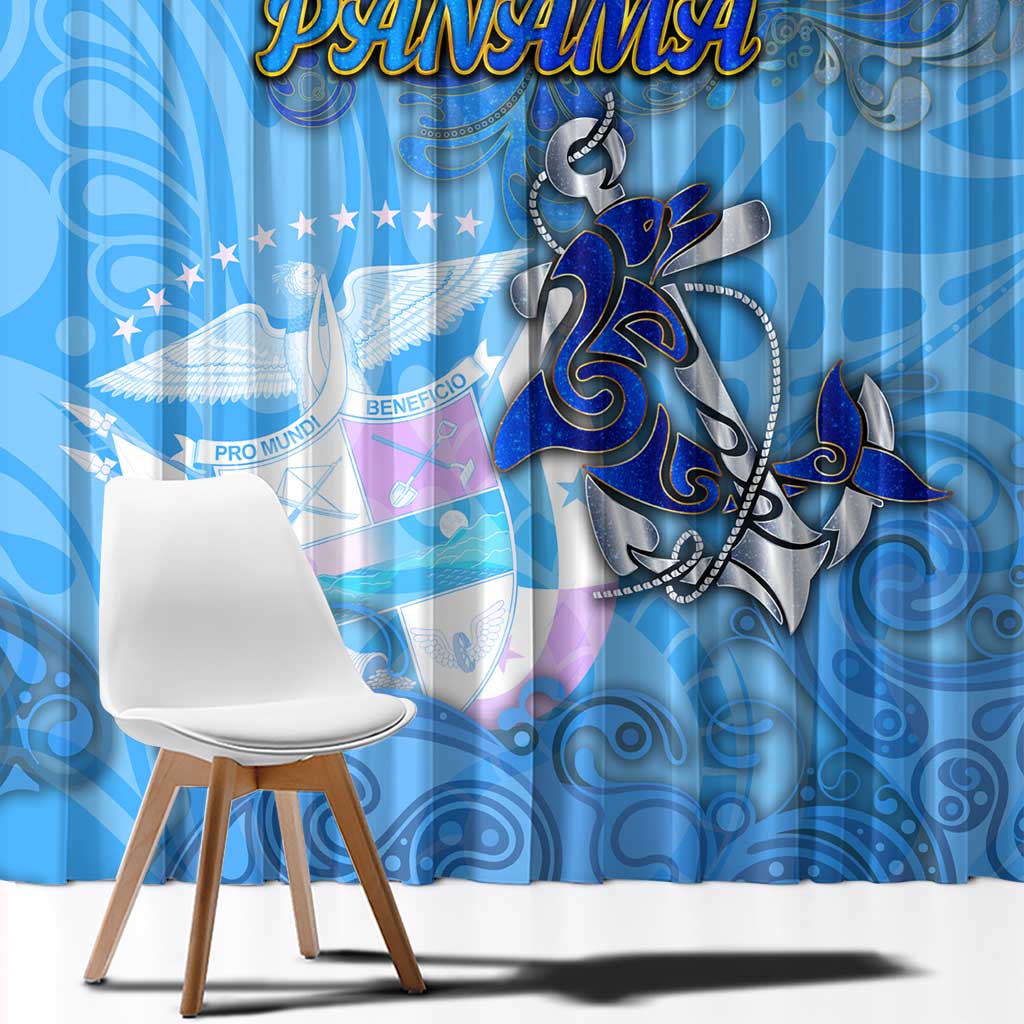Ocean Spirit of Panama Window Curtain Anchored in Panamanian Pride - Aussie Hoodie
