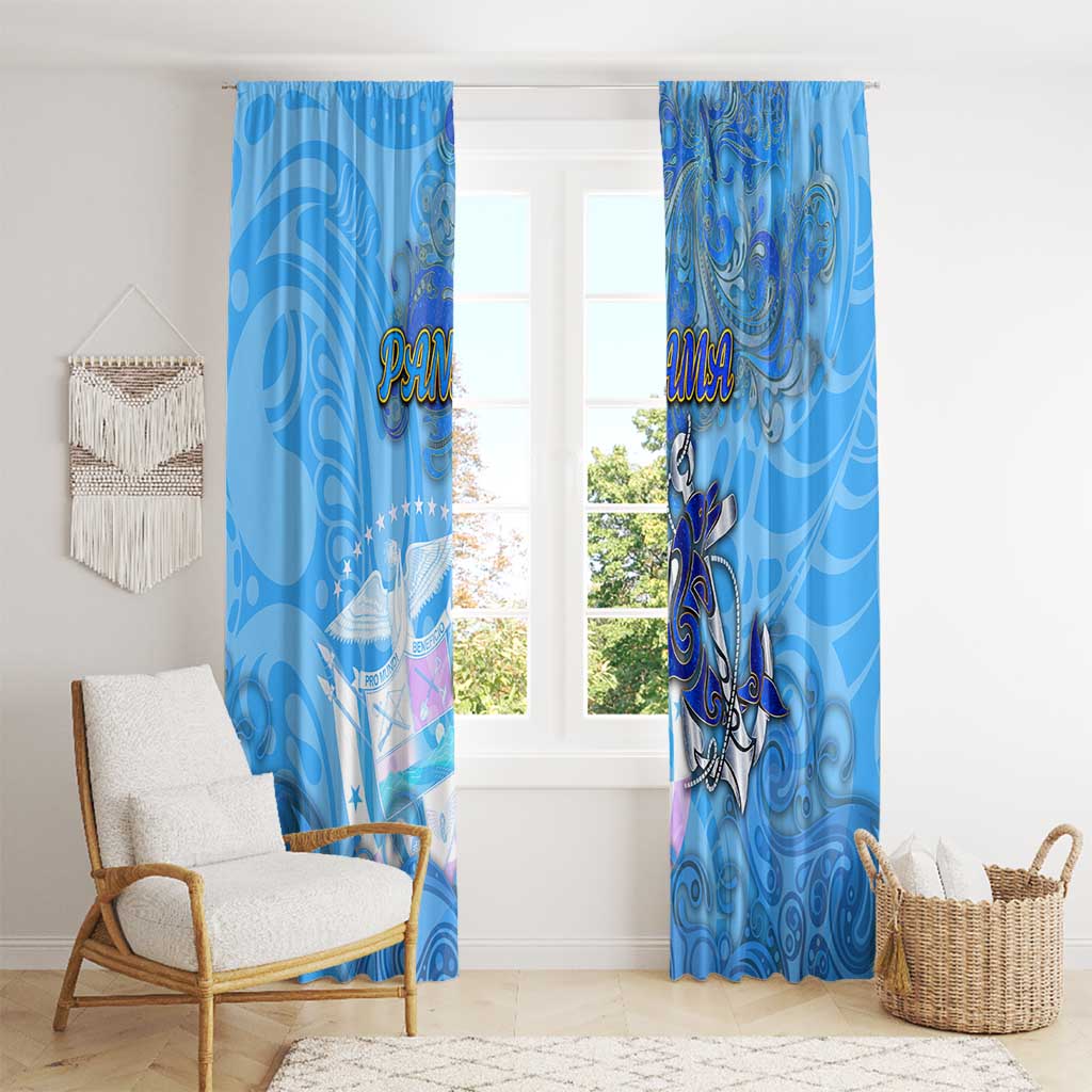 Ocean Spirit of Panama Window Curtain Anchored in Panamanian Pride - Aussie Hoodie
