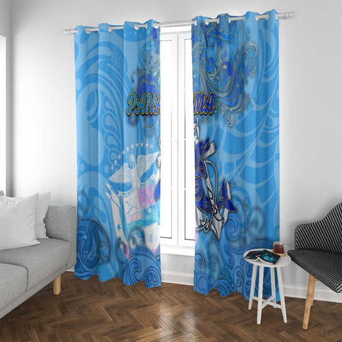 Ocean Spirit of Panama Window Curtain Anchored in Panamanian Pride - Aussie Hoodie