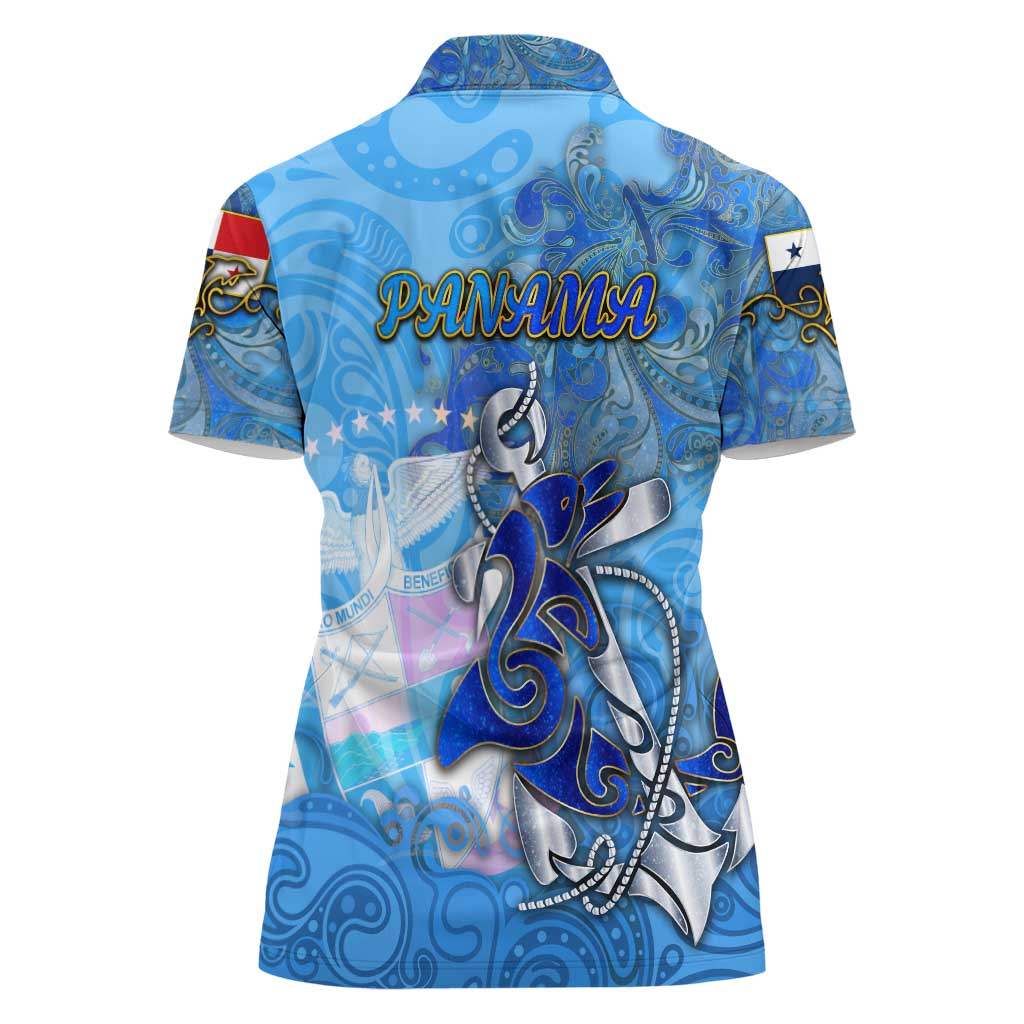 Ocean Spirit of Panama Women Polo Shirt Anchored in Panamanian Pride - Aussie Hoodie