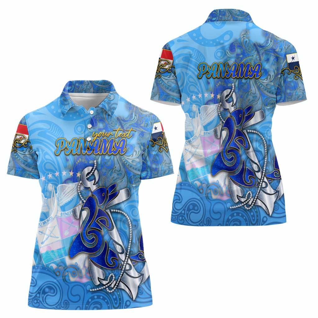 Ocean Spirit of Panama Women Polo Shirt Anchored in Panamanian Pride - Aussie Hoodie