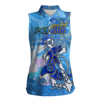 Ocean Spirit of Panama Women Sleeveless Polo Shirt Anchored in Panamanian Pride - Aussie Hoodie