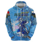 Ocean Spirit of Panama Zip Hoodie Anchored in Panamanian Pride - Aussie Hoodie