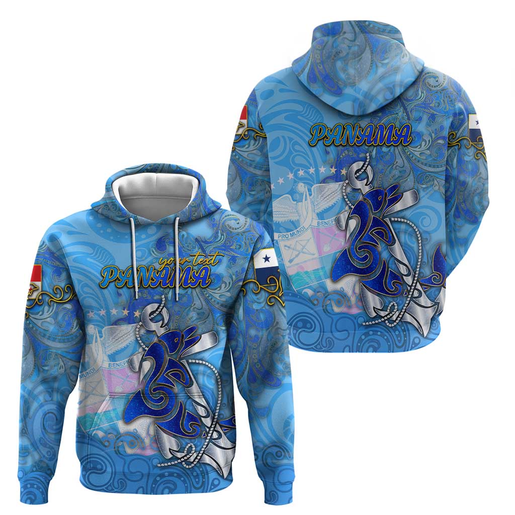 Ocean Spirit of Panama Zip Hoodie Anchored in Panamanian Pride - Aussie Hoodie