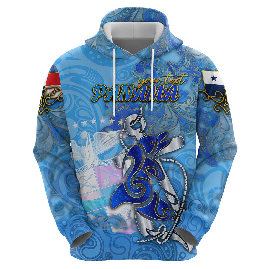 Ocean Spirit of Panama Zip Hoodie Anchored in Panamanian Pride - Aussie Hoodie