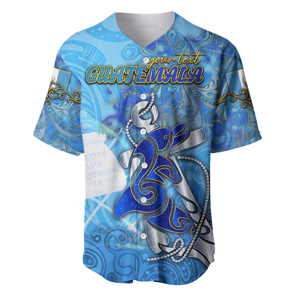 Ocean Spirit of Guatemala Baseball Jersey Anchored in Guatemalan Pride - Aussie Hoodie