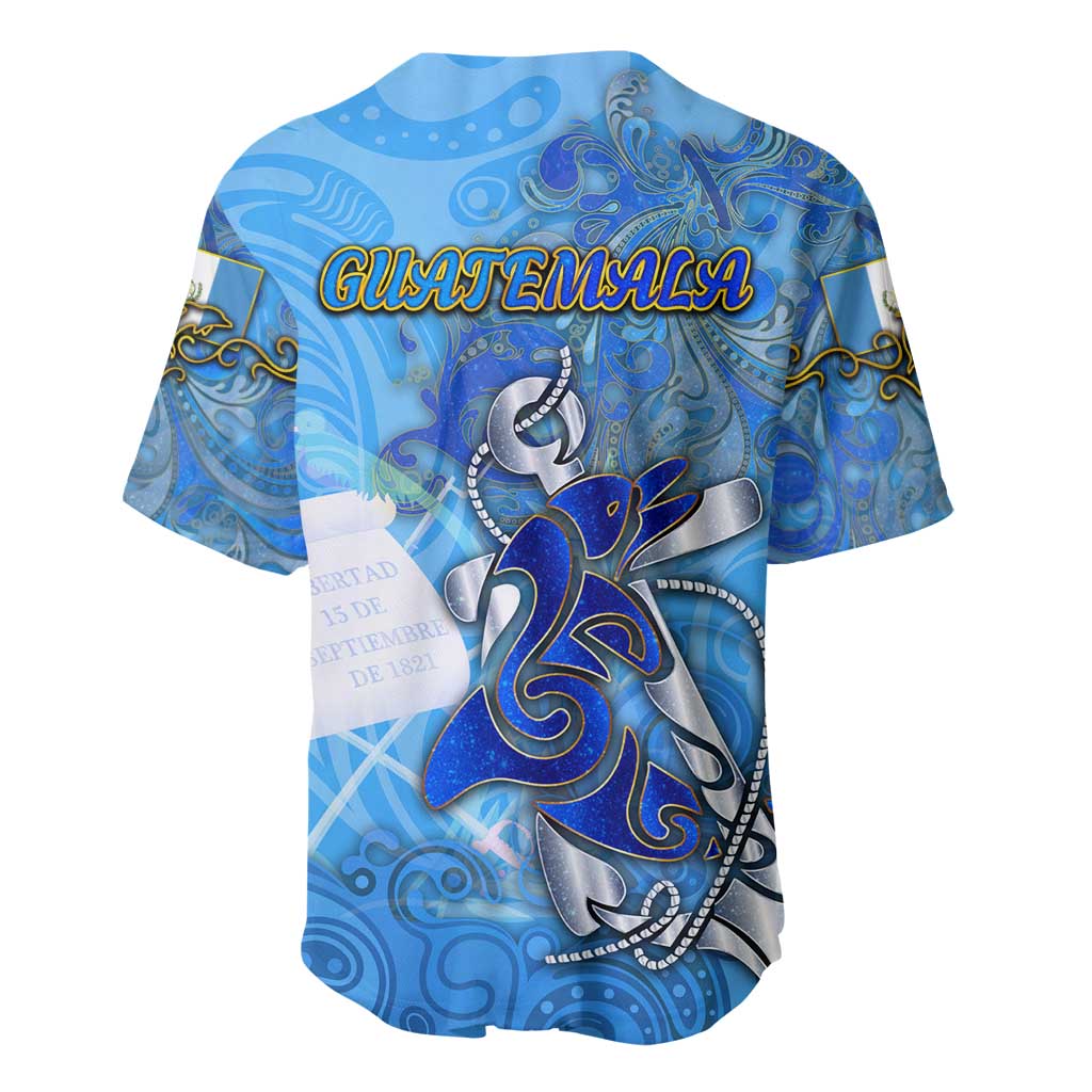 Ocean Spirit of Guatemala Baseball Jersey Anchored in Guatemalan Pride - Aussie Hoodie