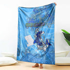 Ocean Spirit of Guatemala Blanket Anchored in Guatemalan Pride - Aussie Hoodie