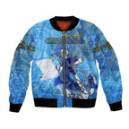 Ocean Spirit of Guatemala Bomber Jacket Anchored in Guatemalan Pride - Aussie Hoodie