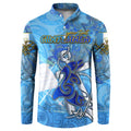 Ocean Spirit of Guatemala Button Sweatshirt Anchored in Guatemalan Pride - Aussie Hoodie