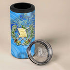 Ocean Spirit of Guatemala 4 in 1 Can Cooler Tumbler Anchored in Guatemalan Pride - Aussie Hoodie