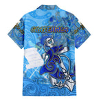 Ocean Spirit of Guatemala Family Matching Mermaid Dress and Hawaiian Shirt Anchored in Guatemalan Pride - Aussie Hoodie