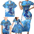Ocean Spirit of Guatemala Family Matching Short Sleeve Bodycon Dress and Hawaiian Shirt Anchored in Guatemalan Pride - Aussie Hoodie