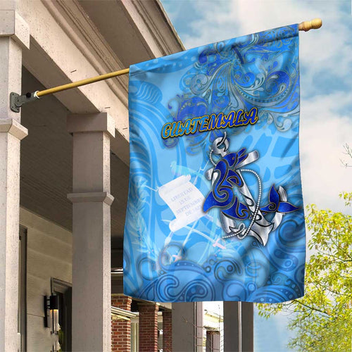 Ocean Spirit of Guatemala Garden Flag Anchored in Guatemalan Pride - Aussie Hoodie