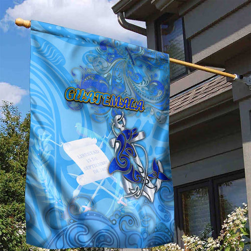 Ocean Spirit of Guatemala Garden Flag Anchored in Guatemalan Pride - Aussie Hoodie