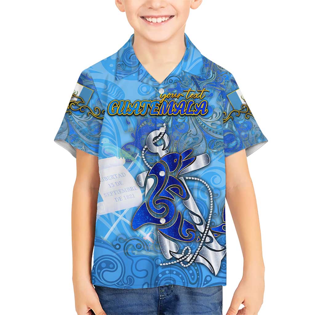 Ocean Spirit of Guatemala Hawaiian Shirt Anchored in Guatemalan Pride - Aussie Hoodie
