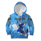 Ocean Spirit of Guatemala Kid Hoodie Anchored in Guatemalan Pride - Aussie Hoodie