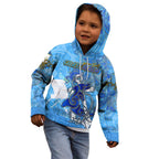 Ocean Spirit of Guatemala Kid Hoodie Anchored in Guatemalan Pride - Aussie Hoodie