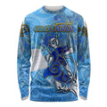 Ocean Spirit of Guatemala Long Sleeve Shirt Anchored in Guatemalan Pride - Aussie Hoodie