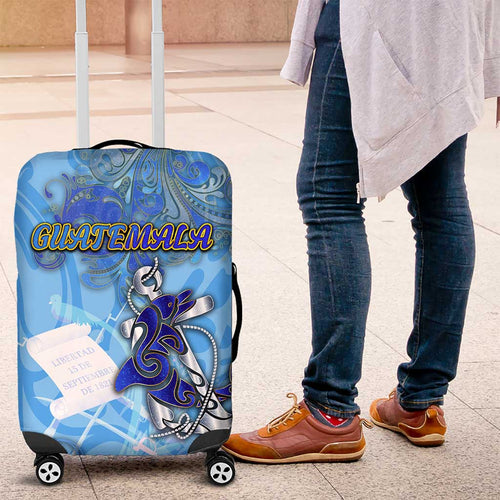 Ocean Spirit of Guatemala Luggage Cover Anchored in Guatemalan Pride - Aussie Hoodie
