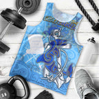 Ocean Spirit of Guatemala Men Tank Top Anchored in Guatemalan Pride - Aussie Hoodie