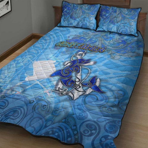 Ocean Spirit of Guatemala Quilt Bed Set Anchored in Guatemalan Pride - Aussie Hoodie
