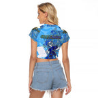 Ocean Spirit of Guatemala Raglan Cropped T Shirt Anchored in Guatemalan Pride - Aussie Hoodie