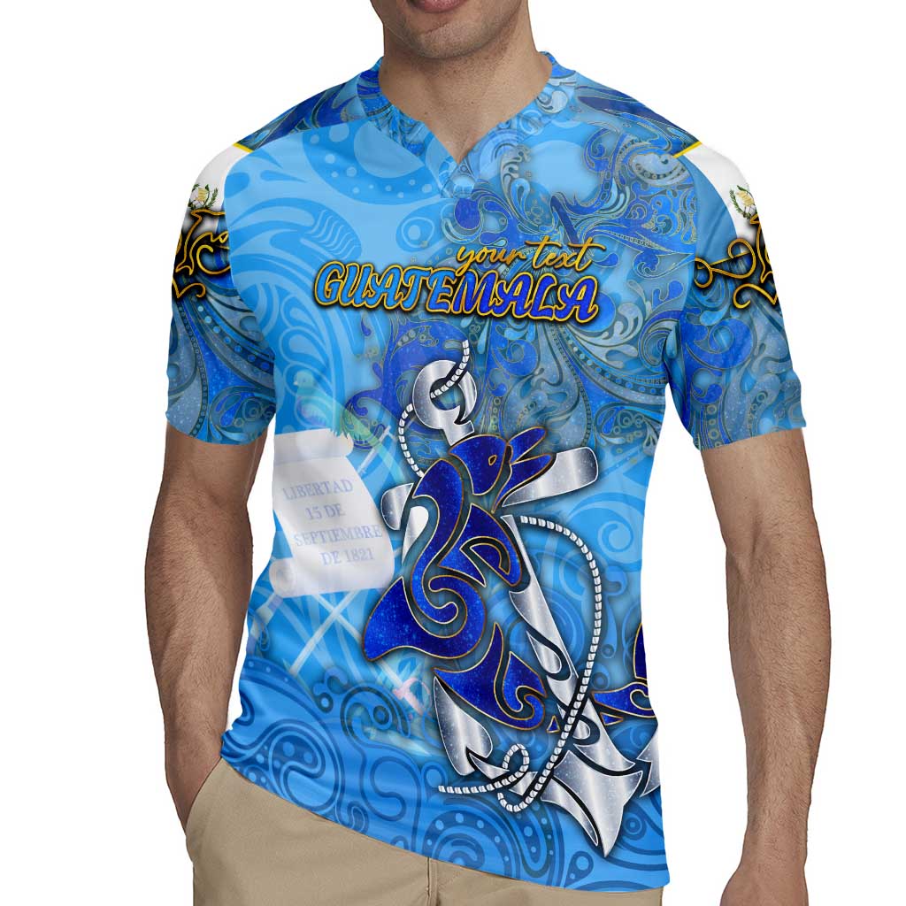 Ocean Spirit of Guatemala Rugby Jersey Anchored in Guatemalan Pride - Aussie Hoodie