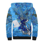 Ocean Spirit of Guatemala Sherpa Hoodie Anchored in Guatemalan Pride - Aussie Hoodie