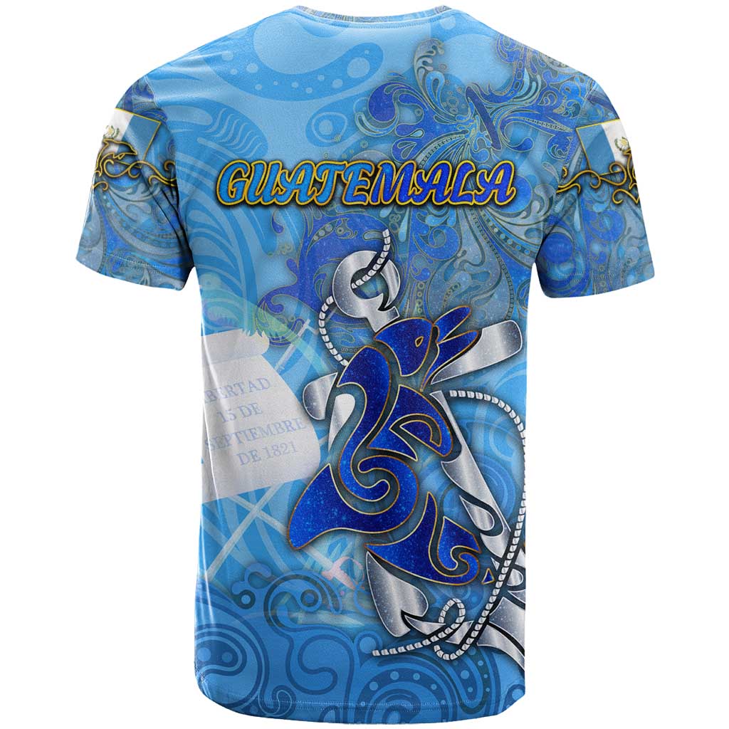 Ocean Spirit of Guatemala T Shirt Anchored in Guatemalan Pride - Aussie Hoodie