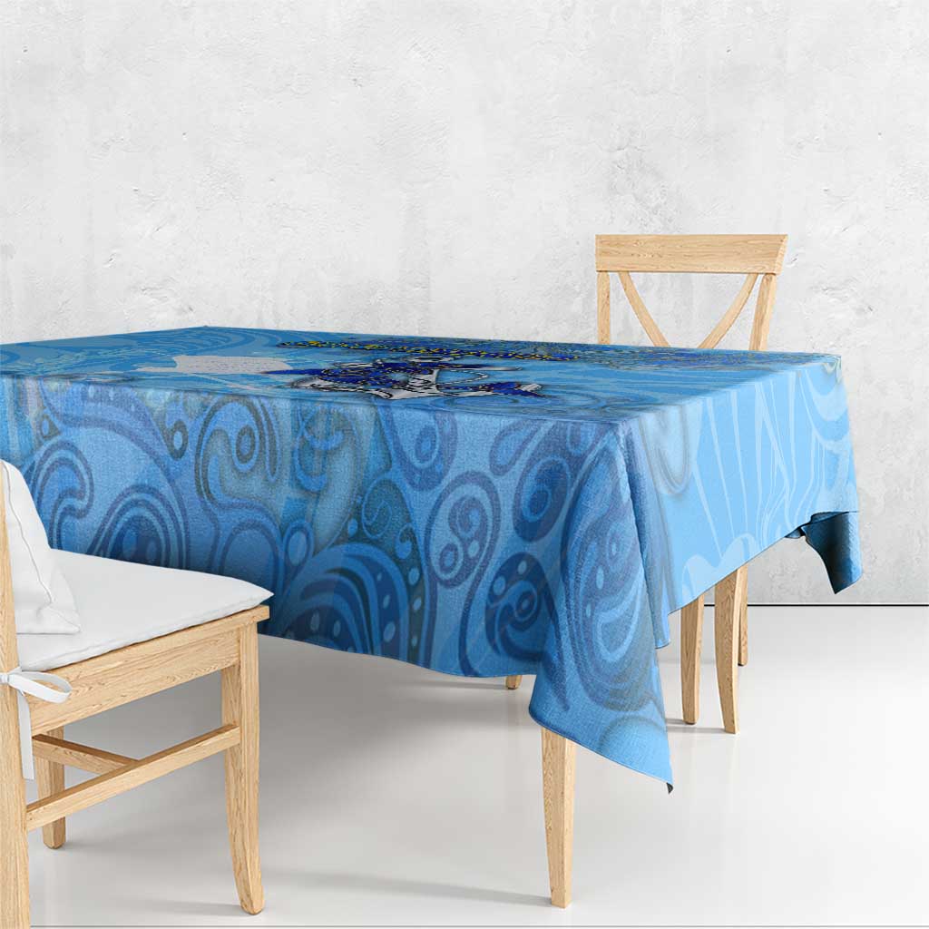 Ocean Spirit of Guatemala Tablecloth Anchored in Guatemalan Pride - Aussie Hoodie