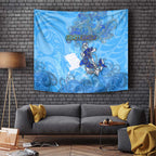 Ocean Spirit of Guatemala Tapestry Anchored in Guatemalan Pride - Aussie Hoodie