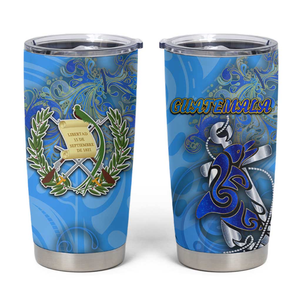 Ocean Spirit of Guatemala Tumbler Cup Anchored in Guatemalan Pride - Aussie Hoodie