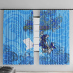 Ocean Spirit of Guatemala Window Curtain Anchored in Guatemalan Pride - Aussie Hoodie