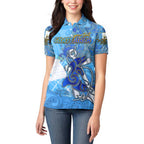 Ocean Spirit of Guatemala Women Polo Shirt Anchored in Guatemalan Pride - Aussie Hoodie