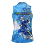 Ocean Spirit of Guatemala Women Sleeveless Polo Shirt Anchored in Guatemalan Pride - Aussie Hoodie