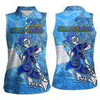 Ocean Spirit of Guatemala Women Sleeveless Polo Shirt Anchored in Guatemalan Pride - Aussie Hoodie