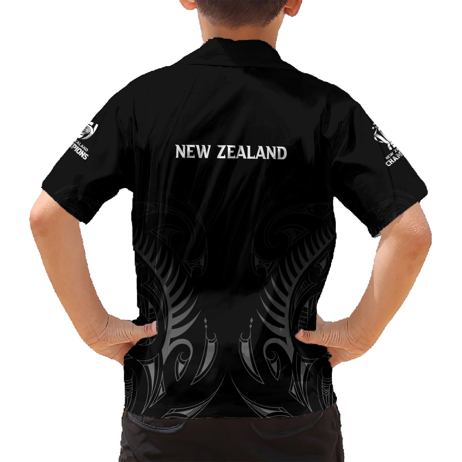 new-zealand-kid-hawaiian-shirt-rugby-2023-champions-black
