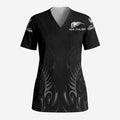 New Zealand Scrub Top Rugby 2023 Champions Black - Aussie Hoodie