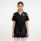 New Zealand Scrub Top Rugby 2023 Champions Black - Aussie Hoodie