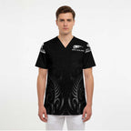New Zealand Scrub Top Rugby 2023 Champions Black - Aussie Hoodie