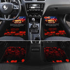 Australia ANZAC Day Car Mats Let We Forget - Tribute Art with Soldiers and Poppies